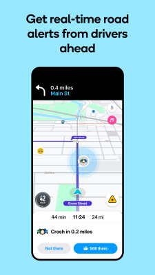 Screenshot of the application Waze social navigator - #2