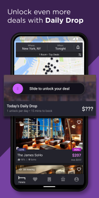 Screenshot of the application HotelTonight - #1