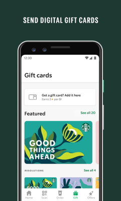 Screenshot of the application Starbucks - #6
