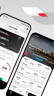 Screenshot of the application Air Canada - #2