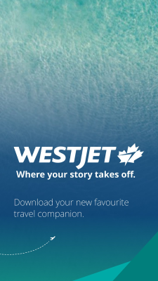 Screenshot of the application WestJet - #1