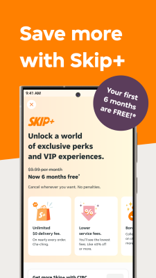 Screenshot of the application Skip - #4