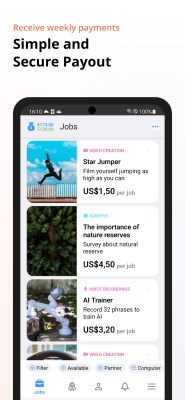 Screenshot of the application Clickworker - #3