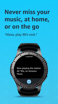 Screenshot of the application Amazon Alexa for Smart Watches - #1