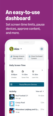 Screenshot of the application Amazon Kids Parent Dashboard - #2
