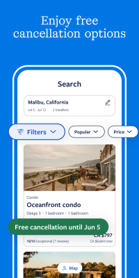 Screenshot of the application Vrbo - #7