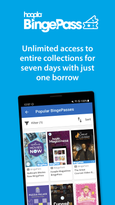Screenshot of the application hoopla Digital - #2