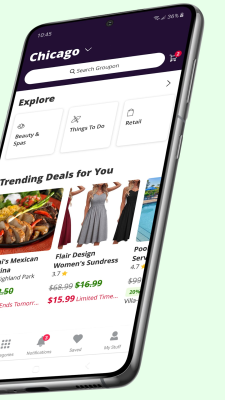 Screenshot of the application Groupon - #2