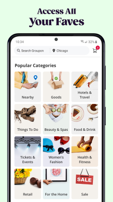 Screenshot of the application Groupon - #3