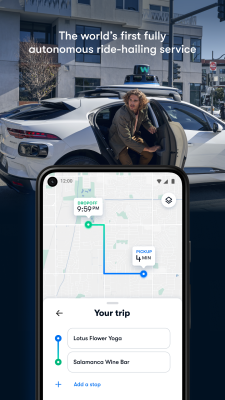 Screenshot of the application Waymo One - #1