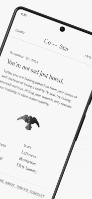 Screenshot of the application Co–Star Personalized Astrology - #2