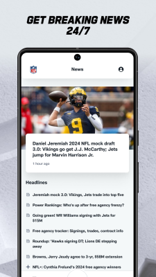 Screenshot of the application NFL - #6