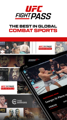 Screenshot of the application UFC - #1
