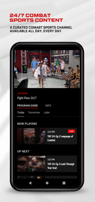 Screenshot of the application UFC - #3