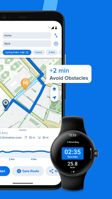 Screenshot of the application Bikemap - #2
