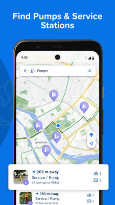 Screenshot of the application Bikemap - #7