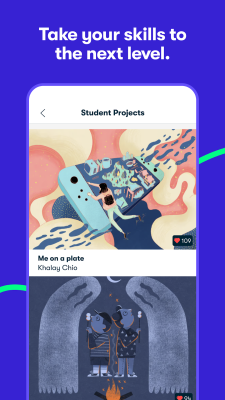 Screenshot of the application Skillshare - #4