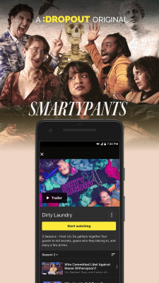 Screenshot of the application Dropout - #5