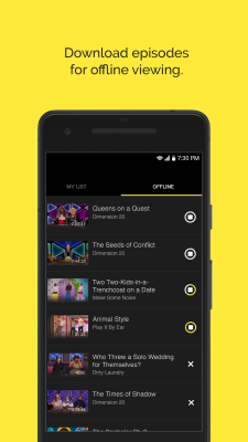 Screenshot of the application Dropout - #6