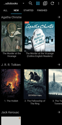 Screenshot of the application Smart AudioBook Player - #5