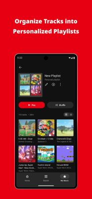 Screenshot of the application Nintendo Music - #5