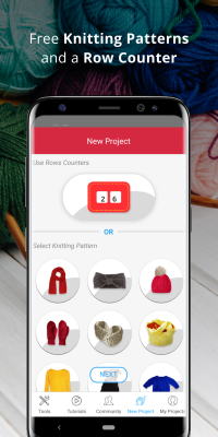 Screenshot of the application Knitting Genius - #1