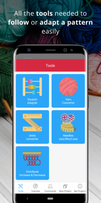 Screenshot of the application Knitting Genius - #7