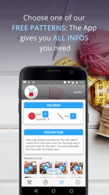 Screenshot of the application Crochet Genius - #2