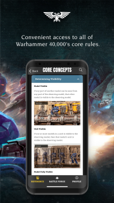 Screenshot of the application Warhammer 40,000: The App - #2