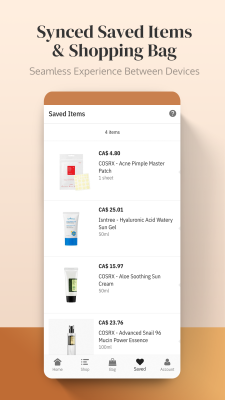 Screenshot of the application YesStyle - #7