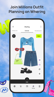 Screenshot of the application Whering - #1