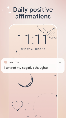Screenshot of the application I am - Daily affirmations - #1