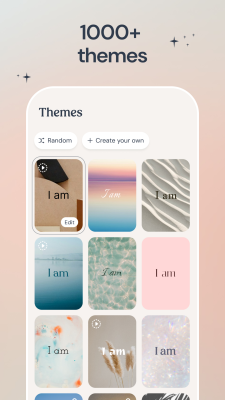 Screenshot of the application I am - Daily affirmations - #4