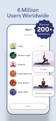 Screenshot of the application Bend: Stretching & Flexibility - #2