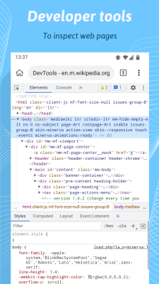 Screenshot of the application Kiwi Browser - #6