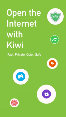 Screenshot of the application Kiwi VPN & Private Browser - #1