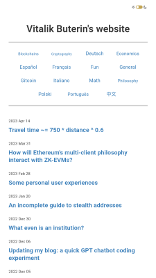 Screenshot of the application Mises Browser - #5