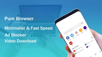 Screenshot of the application Pure Web Browser - #1