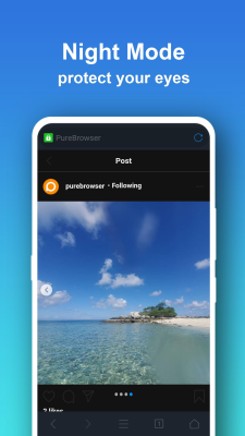 Screenshot of the application Pure Web Browser - #5