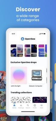 Screenshot of the application OpenSea - #2