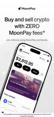 Screenshot of the application MoonPay - #1