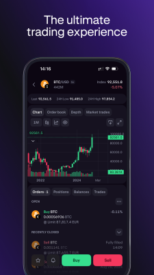 Screenshot of the application Kraken Pro - #3