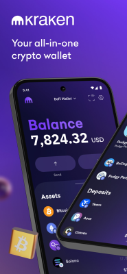 Screenshot of the application Kraken Wallet - #1