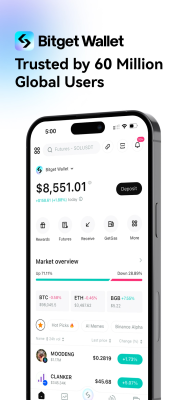 Screenshot of the application Bitget Wallet - #1