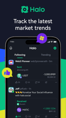 Screenshot of the application Halo: Web3 Social App - #3