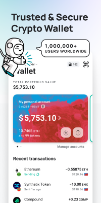 Screenshot of the application MEW crypto wallet: DeFi Web3 - #1