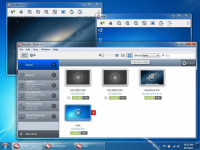 Screenshot of the application Remotix - #4