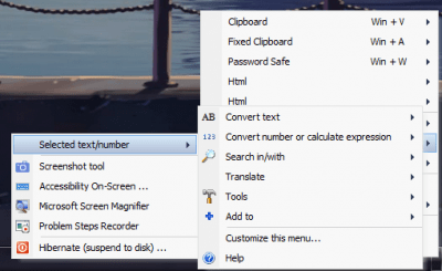 Screenshot of the application Clipboard Master - #3