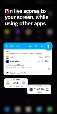 Screenshot of the application ESPNcricinfo - #2