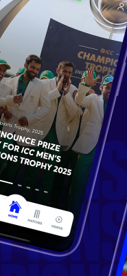 Screenshot of the application ICC Official - #2